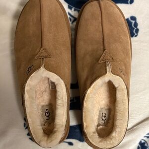 UGG Men's Brown Suede Slip-Ons